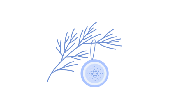 Christmas Cardano Leaf: A Festive Graphics Asset