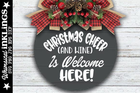 Christmas Cheer and Wine: Festive Graphics for Local Brands