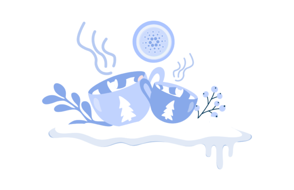Christmas Cup Tea Cardano: A Festive Graphics Asset