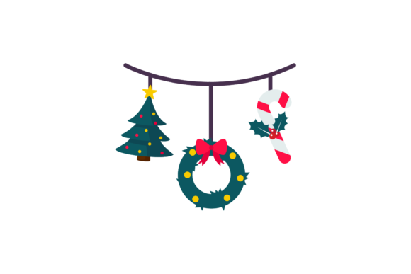 Christmas Decoration Vector-247: A Festive Embroidery Design