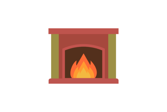 Christmas Fireplace Vector-241: A Versatile Graphics and Illustrations Asset