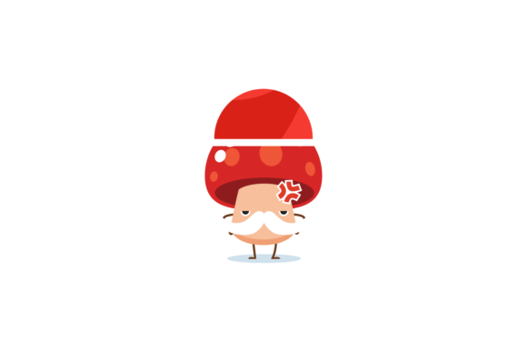 Christmas Kawaii Mushroom Svg: A Charming Holiday Design