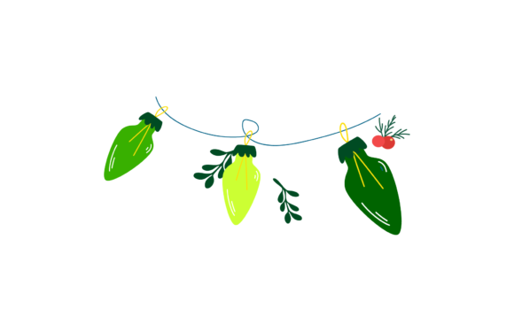Christmas Leaf Decoration: A Versatile Graphic for Content