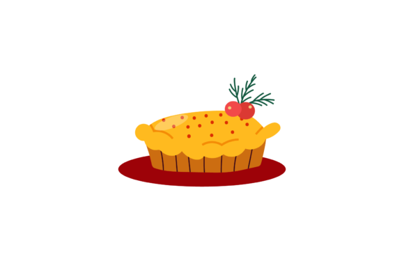 Christmas Ornament Pie Cake Design: A Festive Graphics Gem