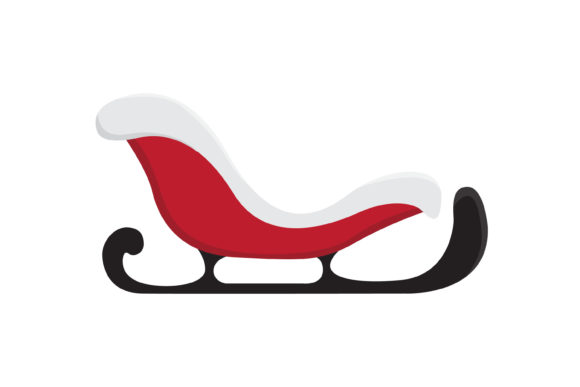 Christmas Sleigh Vector-1: A Versatile Graphic for Holiday Branding