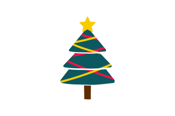 Christmas Tree Vector-246: A Versatile Graphics and Illustrations Asset