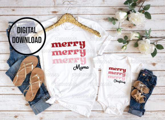 Festive Graphics for Merry Merry Merry Christmas