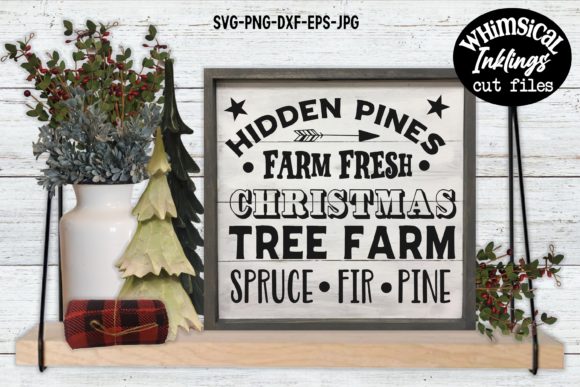 Hidden Pines Christmas Tree Farm: A Festive Graphics Asset