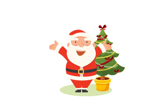 Merry Christmas Santa Claus Illustration