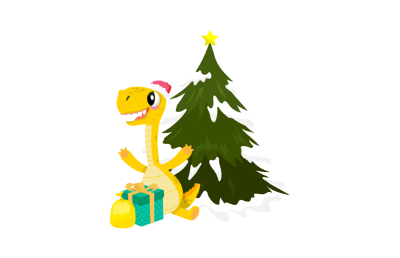 Review: Dino Christmas Illustration for Branding and Graphics